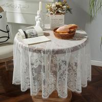 Polyester and Cotton Table Cloth dustproof & hollow shivering PC