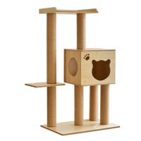 Wooden Multifunction Cat Climbing Frame hardwearing Set