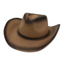 Straw windproof Sun Protection Straw Hat sun protection & unisex & breathable Solid PC