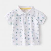 Cotton Soft Boy T-Shirt hygroscopic and perspiratory printed Solid PC