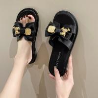 Rubber & PU Leather Women Sandals hardwearing & anti-skidding & breathable Plastic Injection Pair