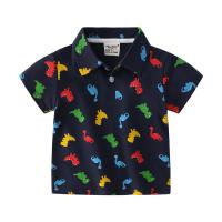 Polyester T-shirt garçon Imprimé Solide plus de couleurs pour le choix pièce