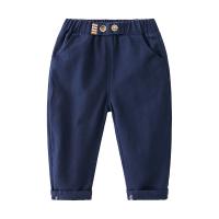 Cotton Boy Casual Pants flexible & thermal Solid PC