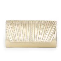 ABS & PC-Polycarbonat & Polyester Clutch Bag, Solide, Gold,  Stück