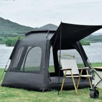 Vinyl & Oxford foldable Tent durable black PC