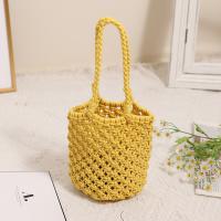 Cotton Cord Easy Matching Woven Tote hollow PC