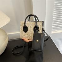 Straw With Coin Purse Handbag attached with hanging strap PC