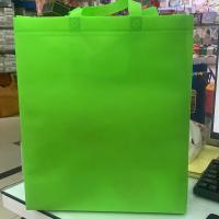 Non-Woven Fabrics Shopping Bag large capacity green PC
