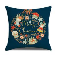 Linen Throw Pillow Covers durable & christmas design printed PC