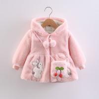 Polyester Girl Coat & thermal Bag Solid PC