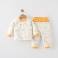 Cotton Baby Clothes Set thicken & unisex Pants & top patchwork Set