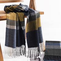 Polyester Multifunction Men Scarf thermal weave plaid PC
