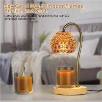 Bamboo & Glass & Iron timing remind & adjustable light intensity Fragrance Lamps PC