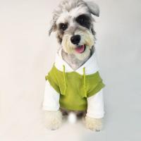 綿 ペットの犬の服 緑 一つ