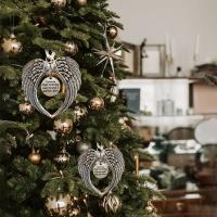Zinklegering Kerstboom hangende Decoratie stuk