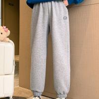 Cotton Children Long Trousers & loose patchwork Solid PC