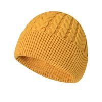 Core-spun Yarn windproof & Ear Protection Knitted Hat thermal knitted Solid : PC