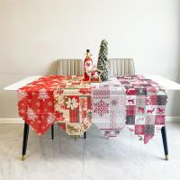 Polyester Coureur de table de Noël couleur et motif différents pour le choix plus de couleurs pour le choix pièce