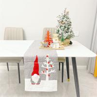 Polyester Coureur de table de Noël Solide Gris pièce