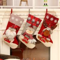 Cloth Christmas Stocking patchwork Others PC