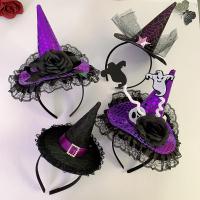 Cloth Hair Band Halloween Design Sequin & Lace PC