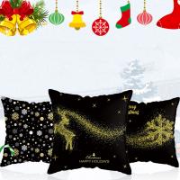 Plush Throw Pillow Covers christmas design printed PC