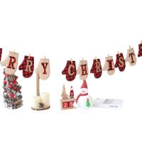 Polyester Creative Hanging Decoration christmas design printed PC