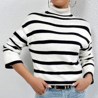 Acrylic Women Knitwear & loose & thermal striped PC