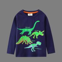 Algodón Camiseta chico, labor de retazos, Dinosaurio,  trozo