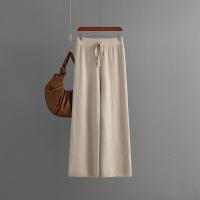 Fibre de viscose Pantalon long femme Solide plus de couleurs pour le choix : pièce