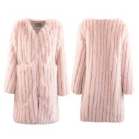Polyester Plus Size Women Overcoat mid-long style & thermal PC