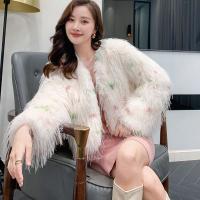 Polyester Manteau de femmes modèle différent pour le choix Blanc pièce