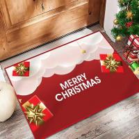 Crystal Velvet Waterproof Floor Mat for home decoration & christmas design  PC