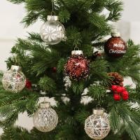 MASCOTA Bolas de decoración de Navidad, café,  trozo