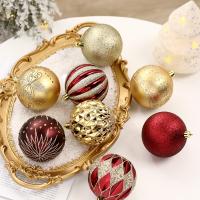 Plastic Kerst decoratie ballen Geschilderd meer kleuren naar keuze stuk