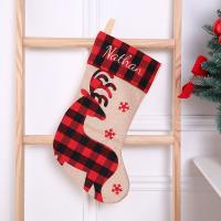Netkané textilie Vánoční ponožka kus