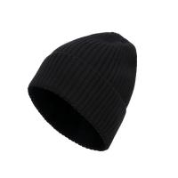 Chemical Fiber & Wool windproof Knitted Hat fleece & thermal Solid : PC