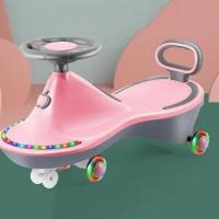 Plastic Kids Balance Bike for children & break proof Solid pink PC