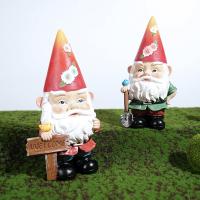 Resin Outdoor Christmas Decoration solar charge PC