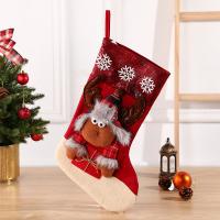 Lepicí lepená tkanina Vánoční dekorace ponožky kus