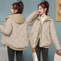 Polyester Women Down Coat & loose & thermal Polyester Solid PC