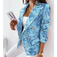 Polyester & Cotton Women Suit Coat printed PC