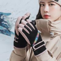 Polyester Waterproof Skiing Gloves can touch screen & thermal : Pair