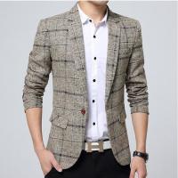 Coton Manteau de costume pour hommes Plaid plus de couleurs pour le choix pièce