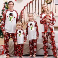 Polyester Parent-child Sleepwear christmas design & loose printed Cartoon Set