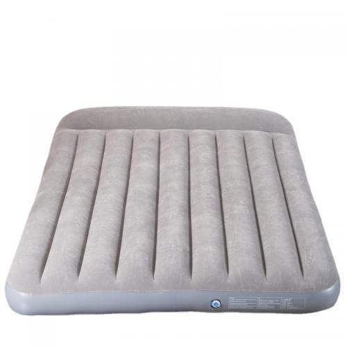 CLORURO DE POLIVINILO Colchón de cama inflable, Sólido, gris,  trozo