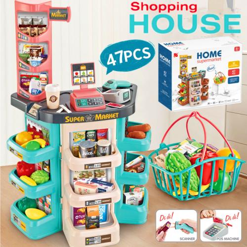 Kunststoff Spielen House Toy, mehr Farben zur Auswahl,  Box