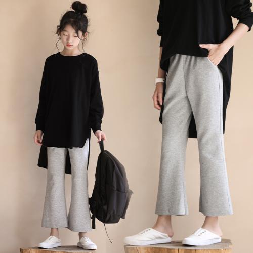 Cotton Girl Casual Pant & loose Solid PC