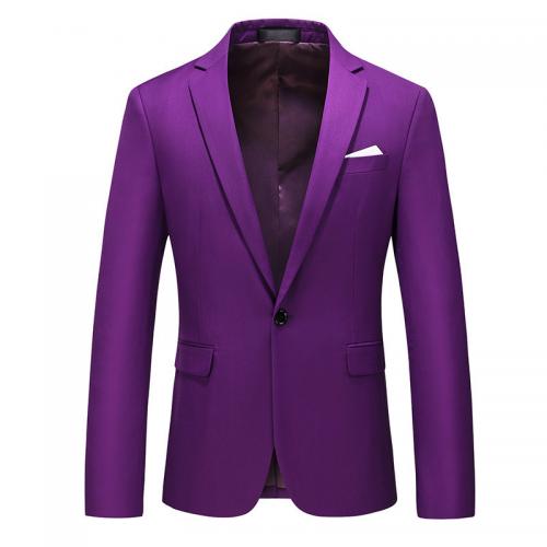 Polyester Manteau de costume pour hommes Solide plus de couleurs pour le choix pièce