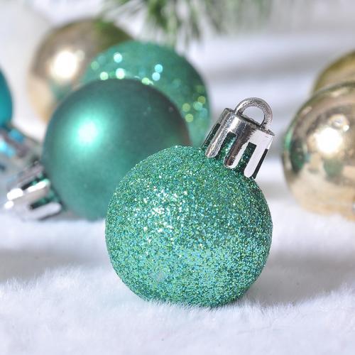 Polystyreen & Huisdier Kerst decoratie ballen veelkleurig stuk